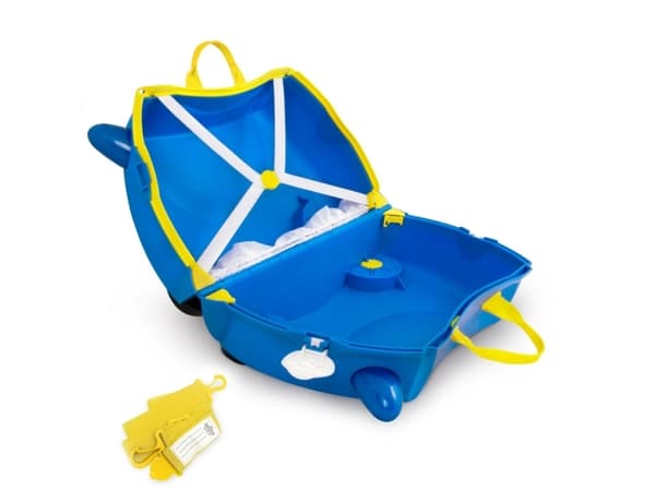 Trunki 1568282932, Matkalaukku, Musta, Sininen, Valkoinen, Keltainen, Muovi, 4 renkaita, CE, 18 L