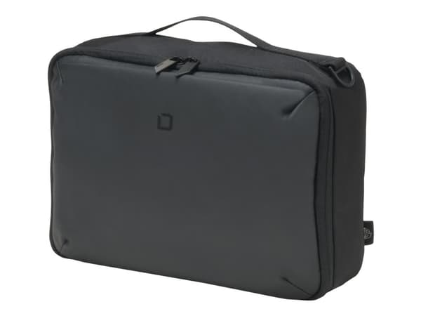 DICOTA Eco Accessory Pouch MOVE Large - Bærepose for forretningsvirksomhet / reise / spilltilbehør - 600D RPET - svart
