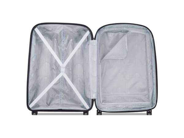 Delsey Paris Belmont Plus sort hård kuffert 76 cm.