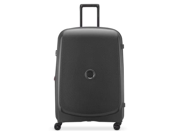 Delsey Paris Belmont Plus sort hård kuffert 76 cm.