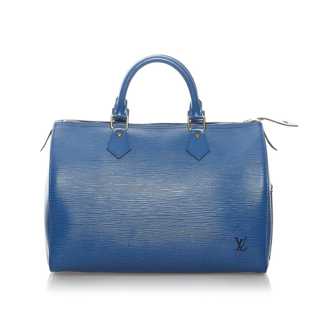 Pre-owned Louis Vuitton Epi Speedy 30 Blue