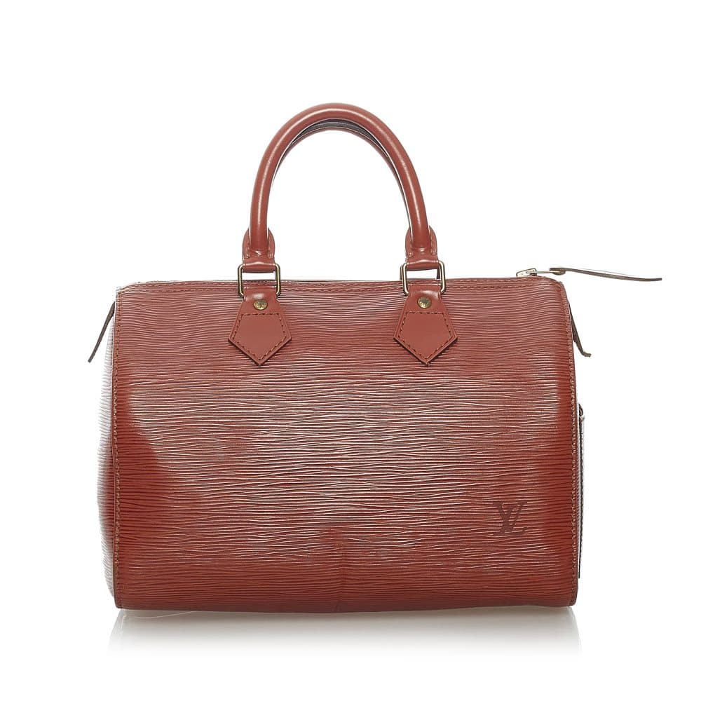 Pre-owned Louis Vuitton Epi Speedy 25 Brown