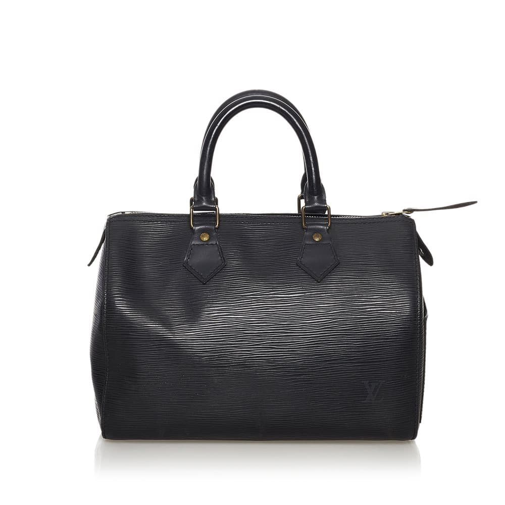 Pre-owned Louis Vuitton Epi Speedy 25 Black