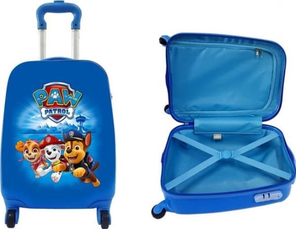 Nickelodeon Paw Patrol reisekoffert på hjul - stor blå