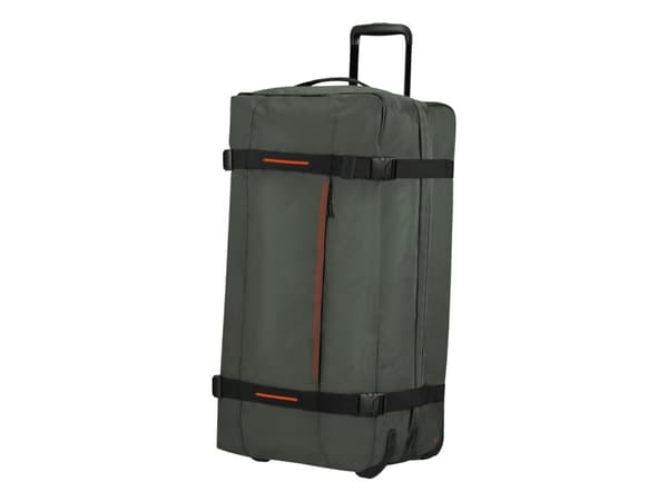 American Tourister Urban Track, Reissusäkki, Soft shell, Khaki, Dark Khaki, Large, 2 pyörää