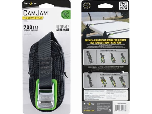 Nite Ize Nite Ize CamJam surrebelte med spenne 5,48 m sort