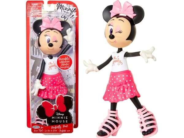 Jakks Pacific Figur Disney Minnie Mouse Figur Perfect Pink