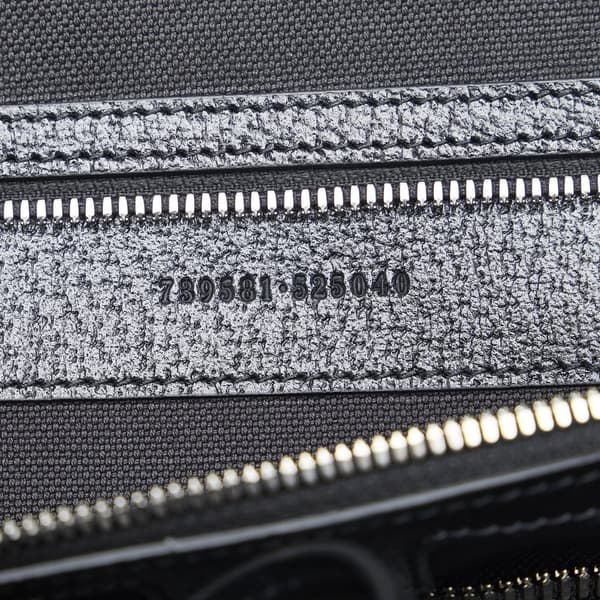 Pre-owned Gucci Small Jumbo GG Canvas Duffle Bag Black