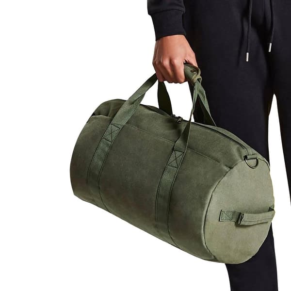 Bagbase Barrel Canvas Duffle Bag