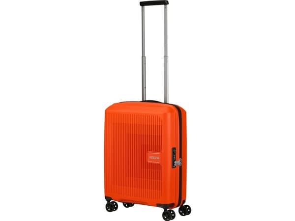 American Tourister AeroStep, Vagn, Hårt skal, Orange, 4 hjul, Spinner-hjul, 360°