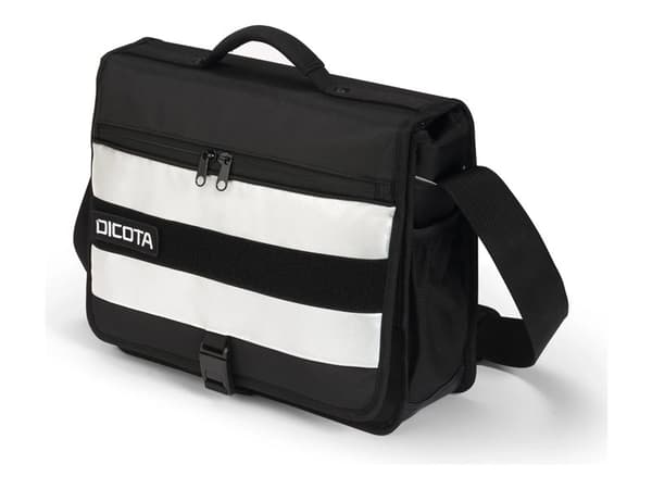 DICOTA REFLECTIVE - Bærepose - termoplast-polyuretan (TPU), stoff, gjenvunnet PET - svart