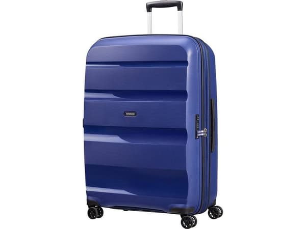 American Tourister BON AIR DLX, Trolley, hårt skal, Marinblått, Midnight Navy, Stor, Polypropylen (PP)