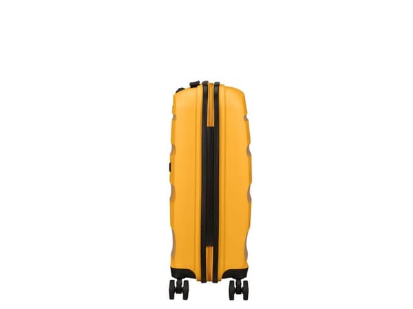 American Tourister Spinner, Tralle, Hard overflate, Gult, Kabin, Polypropylen (PP), 4 hjul