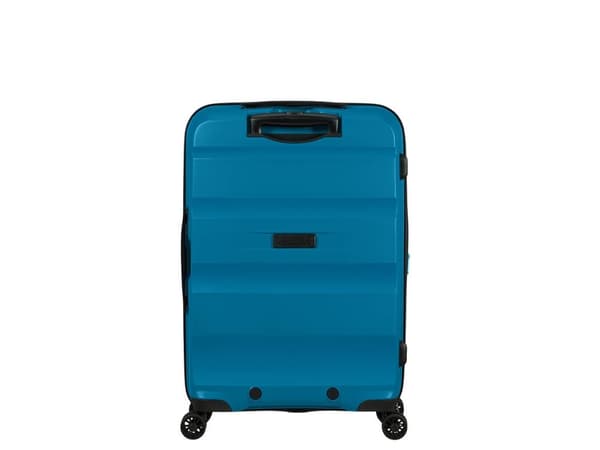 American Tourister BON AIR DLX, Tralle, Hard overflate, Blå, Seaport Blue, Medium, Polypropylen (PP)