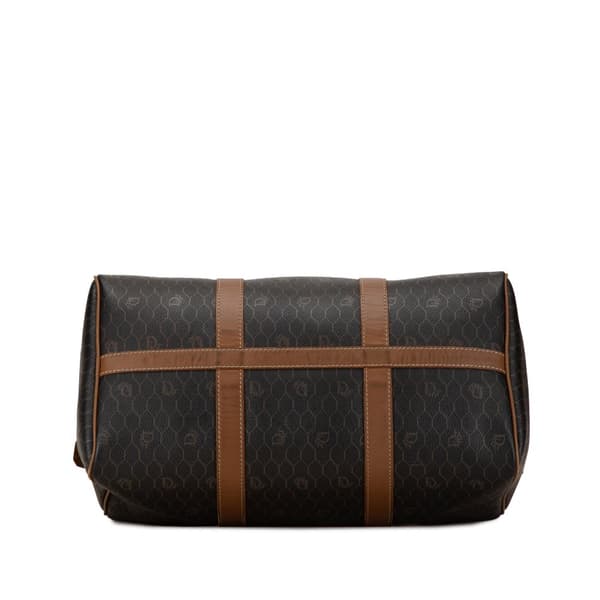 Pre-owned Dior Honeycomb Boston Bag Black