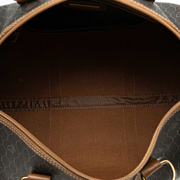 Pre-owned Dior Honeycomb Boston Bag Black