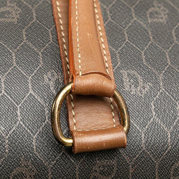 Pre-owned Dior Honeycomb Boston Bag Black