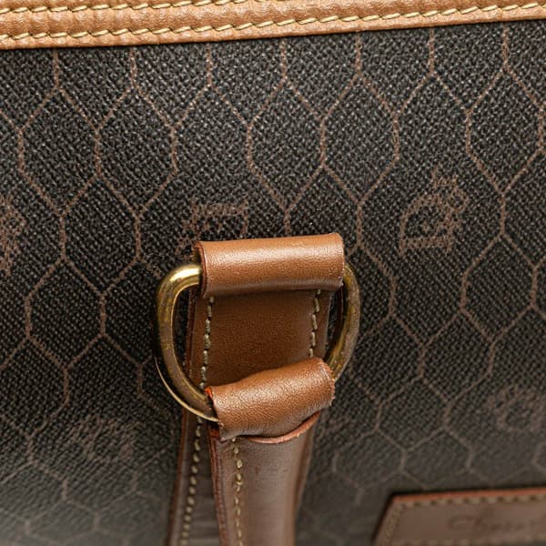 Pre-owned Dior Honeycomb Boston Bag Black