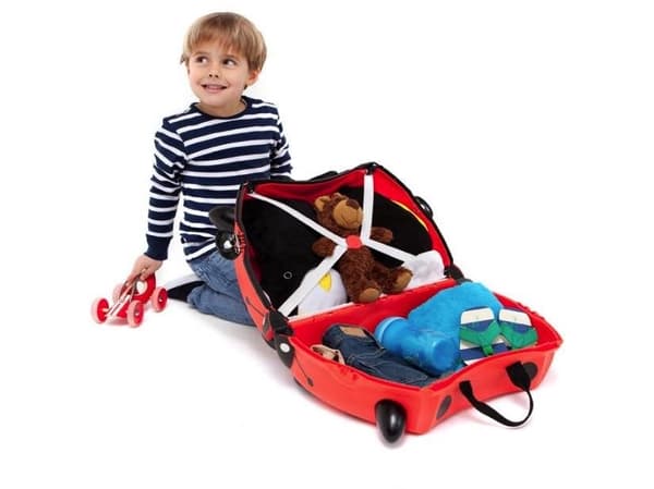 Trunki Harley Ladybird, Reiseveske, Rød, Liten (fingerbøl), 4 hjul, Rullehjul, 18 l