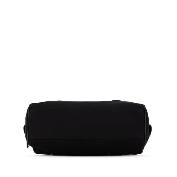 Pre-owned Gucci Canvas Charmy Boston Bag Black