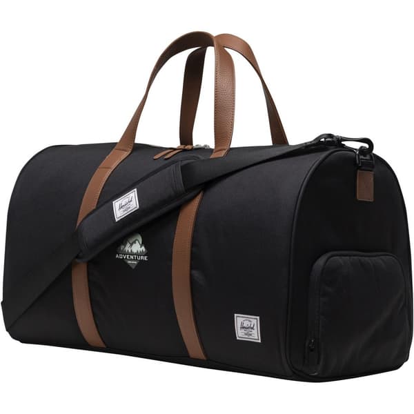 Herschel Novel Duffle Bag av återvunnet material Solid Black One Size