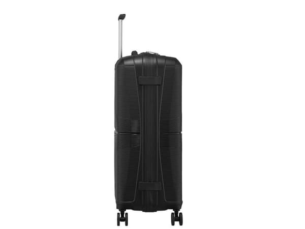 American Tourister AIRCONIC, Pyörivä, Musta, Keskikokoinen, Polypropeeni (PP), 4 renkaita, Pyörivä pyörä