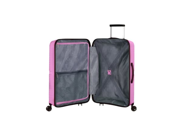 American Tourister Airconic, Tralle, Hard overflate, Rosa, Medium, 4 hjul, Spinnehjul