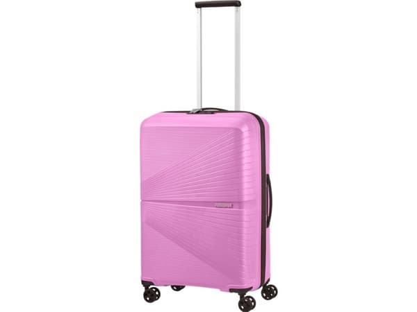 American Tourister Airconic, Tralle, Hard overflate, Rosa, Medium, 4 hjul, Spinnehjul