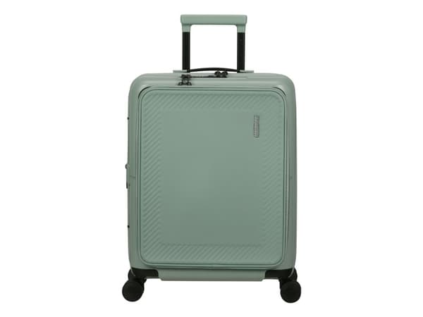 American Tourister DashPop, Tralle, Hard overflate, Grønn, Iceberg Green, Kabin, 4 hjul