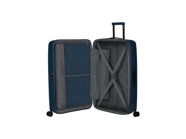 American Tourister DashPop, Trolley, Kovakuori, Sininen, Matkustamo, 4 pyörää, Pyörivät pyörät