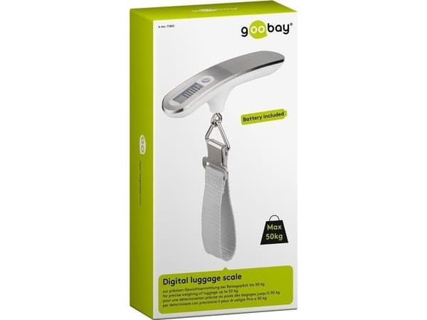 Goobay 71883, 145 mm, 190 mm, 30,6 mm, 90 g, LCD, Blå
