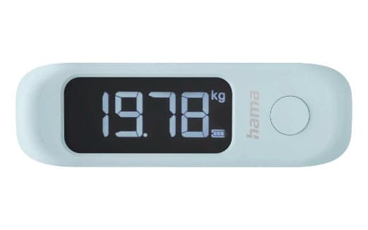 Hama 00178134, Elektronisk, 50 kg, Blå, Grå, kg, lb, oz, Strop / Belte, Akrylonitril-butadien-styren (ABS), Polyester