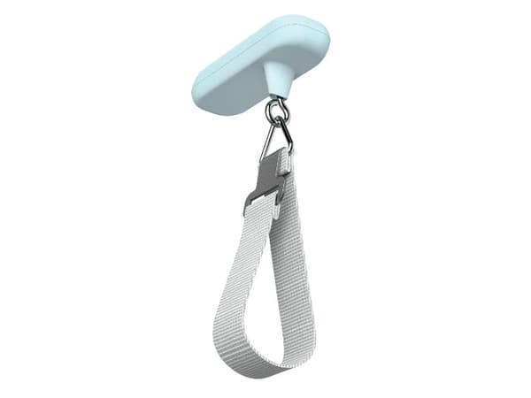 Hama 00178134, Elektronisk, 50 kg, Blå, Grå, kg, lb, oz, Strop / Belte, Akrylonitril-butadien-styren (ABS), Polyester