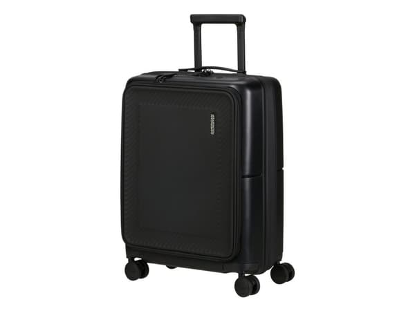 American Tourister DashPop, Tralle, Hard overflate, Sort, True Black, Kabin, 4 hjul