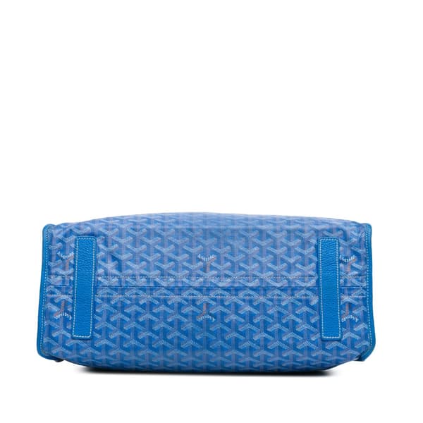 Pre-owned Goyard Goyardine Sac Hardy Pet Carrier PM Blue