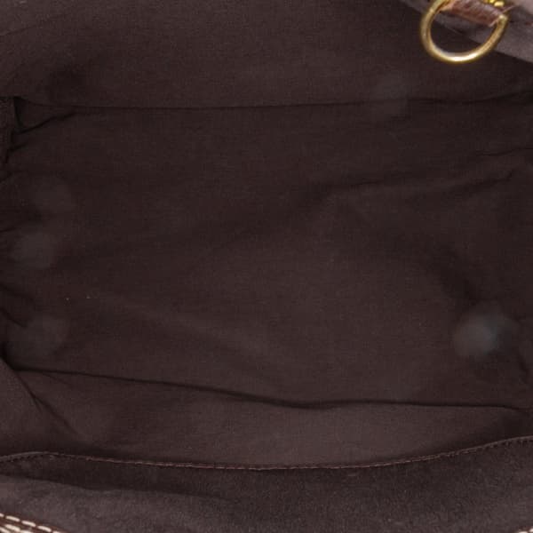 Pre-owned Louis Vuitton Monogram Mini Lin Speedy 30 Brown