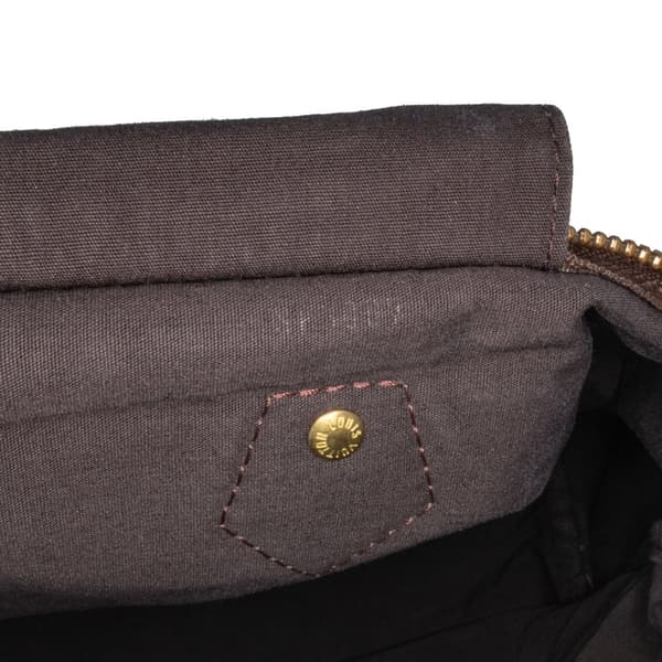 Pre-owned Louis Vuitton Monogram Mini Lin Speedy 30 Brown