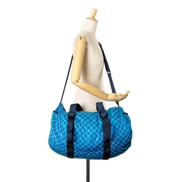 Pre-owned Louis Vuitton Damier Aventure Practical Bag Blue