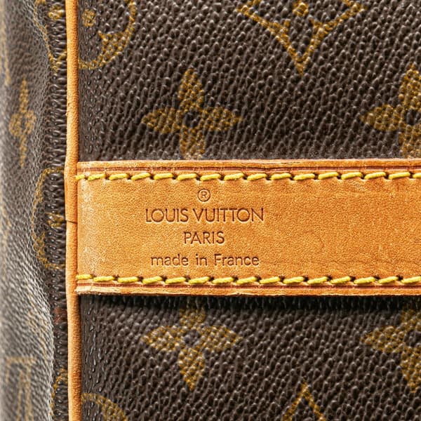 Pre-owned Louis Vuitton Monogram Keepall Bandouliere 55 Brown