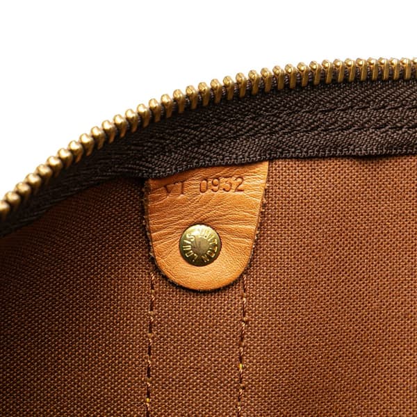 Pre-owned Louis Vuitton Monogram Keepall Bandouliere 55 Brown