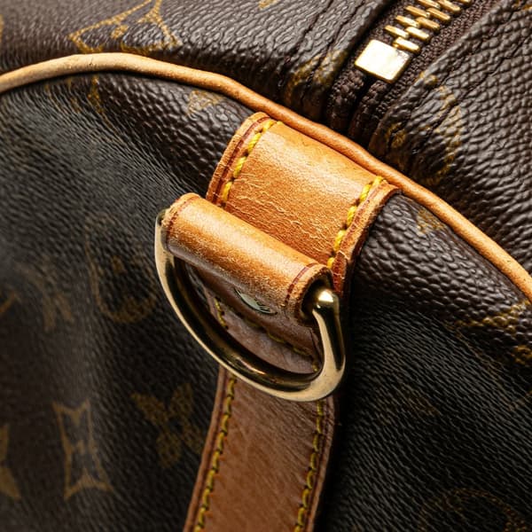 Pre-owned Louis Vuitton Monogram Keepall Bandouliere 55 Brown