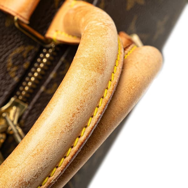 Pre-owned Louis Vuitton Monogram Keepall Bandouliere 55 Brown