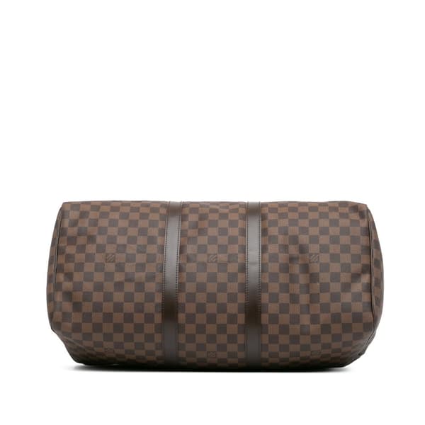 Pre-owned Louis Vuitton Damier Ebene Keepall 50 Brown