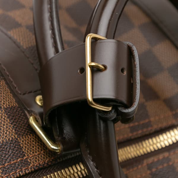 Pre-owned Louis Vuitton Damier Ebene Keepall 50 Brown