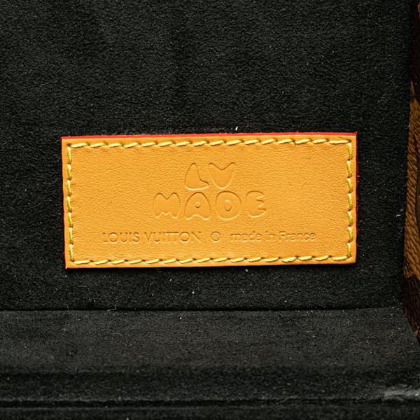 Pre-owned Louis Vuitton Monogram Nigo Cotteville 40 Brown
