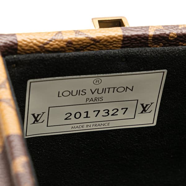 Pre-owned Louis Vuitton Monogram Nigo Cotteville 40 Brown