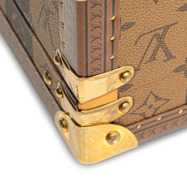 Pre-owned Louis Vuitton Monogram Nigo Cotteville 40 Brown