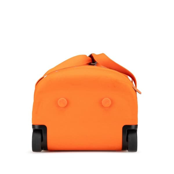 Pre-owned Louis Vuitton Monogram Horizon Soft Duffle 55 Orange