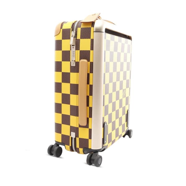 Pre-owned Louis Vuitton Damier Pop Horizon 55 Yellow
