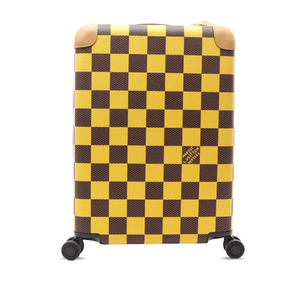 Pre-owned Louis Vuitton Damier Pop Horizon 55 Yellow